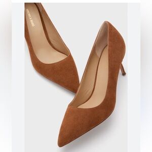 VERONICA BEARD
Hazelwood Suede Rita Heels
$395  size 10.5 gently used
Hazelwood
